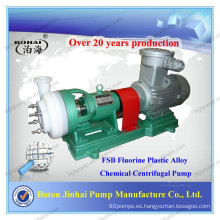 Bomba FSB para sustancias químicas / bomba de ácido clorhídrico / bomba eléctrica de transferencia de líquidos FSB Fluorine plastic alloy Chemical Bomba centrífuga